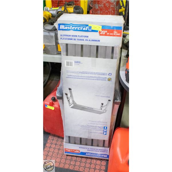 NEW MASTERCRAFT 20" TALL ALUMINUM WORK PLATFORM