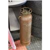 Image 1 : VINTAGE BRASS FIRE EXTINGUISHER - 24"