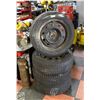 Image 1 : SET OF 4 ALL WEATHER 225/65R17 TIRES BOLT PATTERN