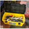 Image 1 : LARGE TOOL BOX WITH TOOLS & HARDWARE