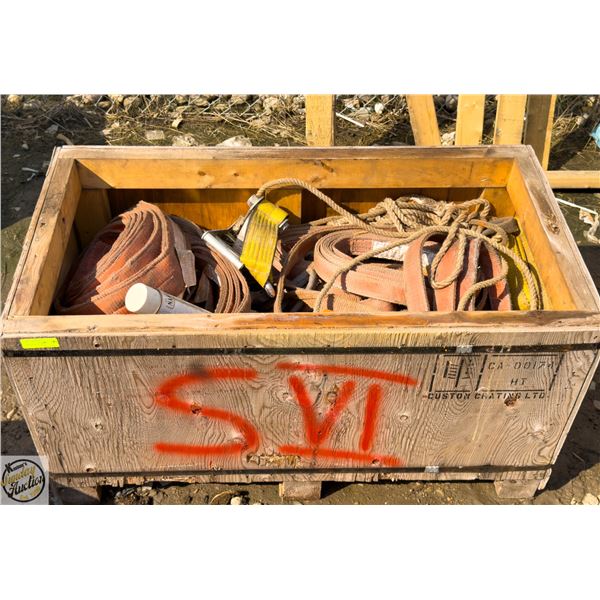 CRATE OF STRAPS