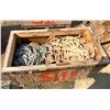 Image 1 : CRATE OF CHAINS & ROPES