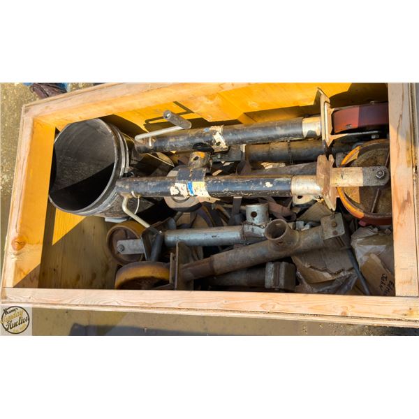CRATE OF TRAILER JACKS