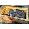 Image 1 : CRATE OF ELECTRICAL CORDS