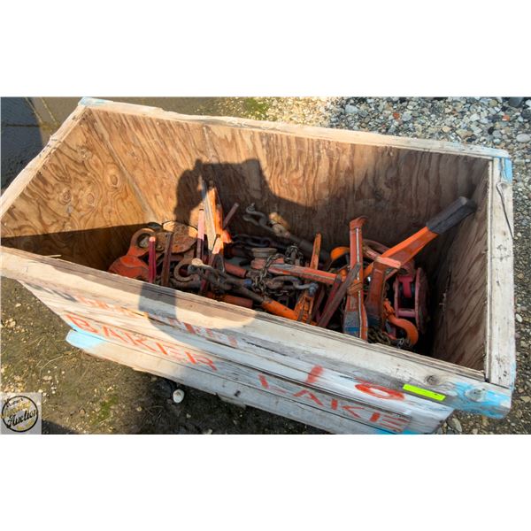 CRATE OF COME ALONGS