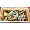 Image 1 : CRATE OF STRAPS/TOW ROPES