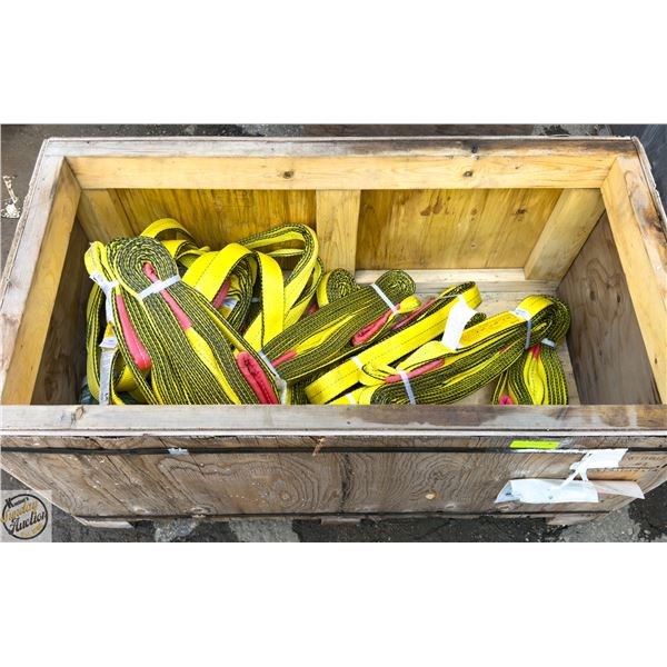 CRATE OF RIG IT RIGHT STRAPS