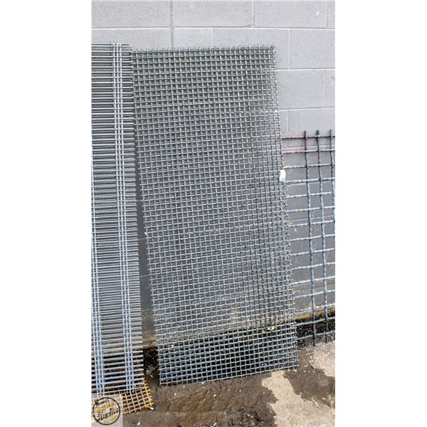 SET OF TWO 64" X 28" HIGH CARBON STEEL SCREENS
