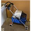 Image 1 : 4 WHEEL FOLDABLE PET STROLLER: