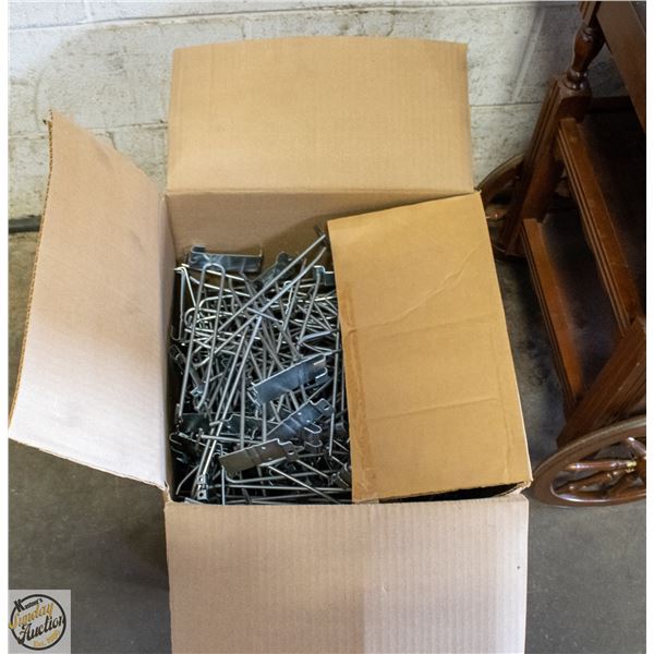 150 METAL DISPLAY HOOKS 8” SLAT WALL