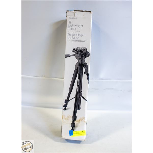 NEW IN BOX 58" INSIGNIA TRIPOD