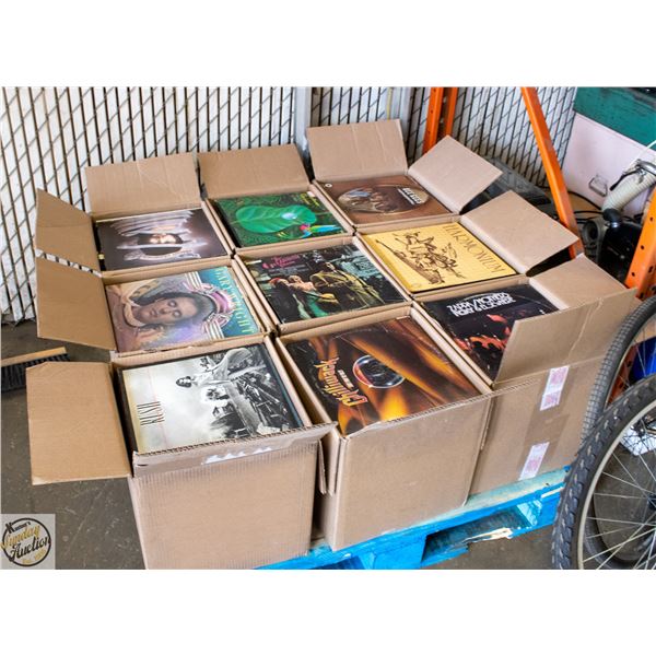 PALLET OF RECORDS: ROCK, POP, COUNTRY & MORE