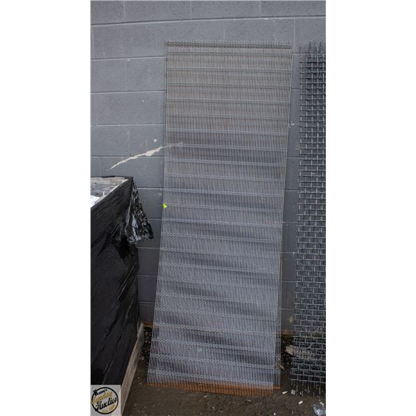 SET OF TWO 81" X 29" HIGH CARBON STEEL SCREENS