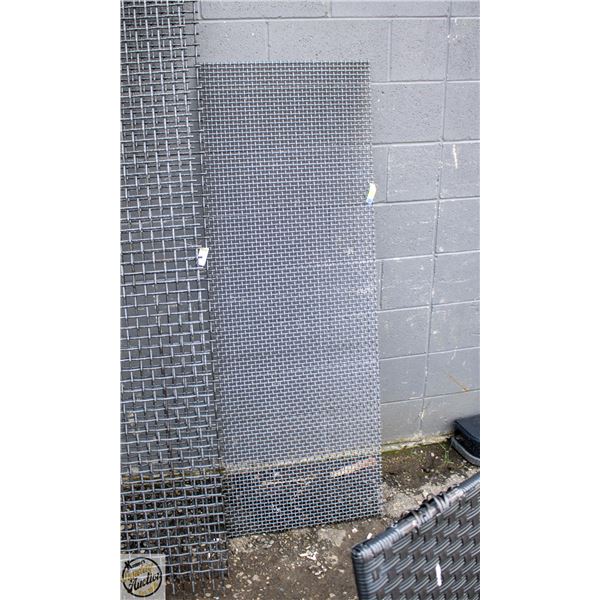 62" X 22" HIGH CARBON STEEL SCREEN