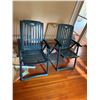 Image 1 : Folding patio chairs