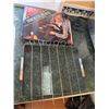Image 1 : Barbecue smoker plate and shish kebab stand for barbecue