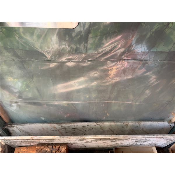 Marble slabs 5 feet long by 16 inches wide