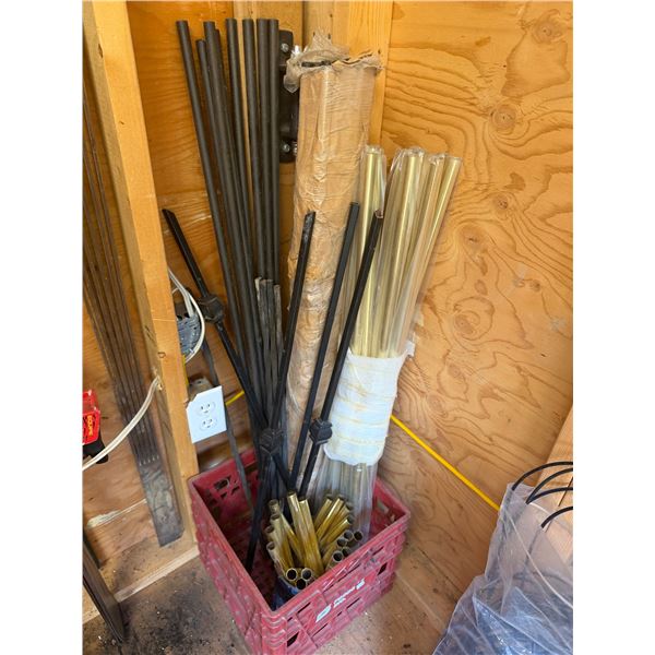 Railing poles