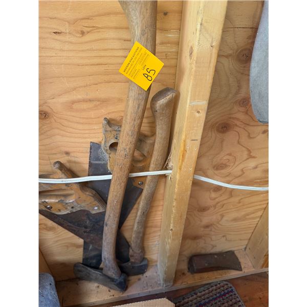 Axes and saws