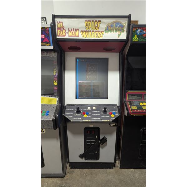Ms. PacMan, Space Invaders, Galaga Upright Arcade Cabinet