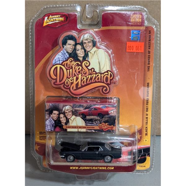 Johnny Lightning The Dukes of Hazzard Diecast Vehicle (Black Tillie II 1957 Ford Mustang)
