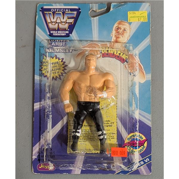 JusToys World Wrestling Federation Hunter Hearst-Helmsley Bend-Ems Poseable Figure
