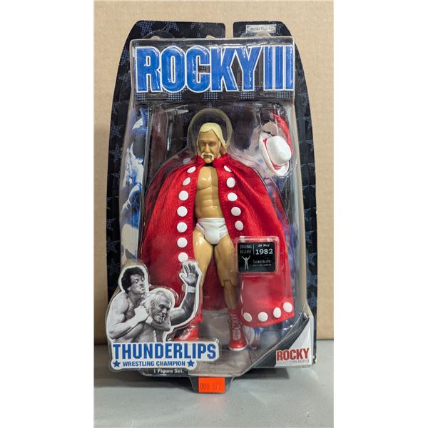 Jakks Pacific Rocky III Thunderlips Wrestling Champion Action Figure
