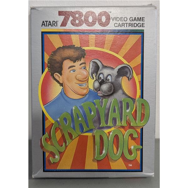 Atari 7800 Scrapyard Dog Video Game Cartridge
