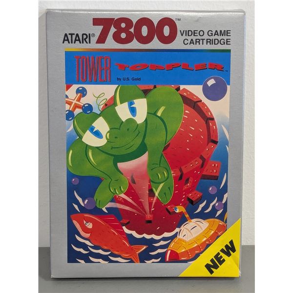 Atari 7800 Tower Toppler Video Game Cartridge