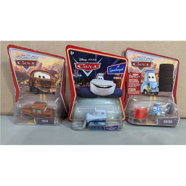 3 Sealed Mattel Disney Pixar Cars Vehicles