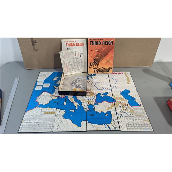 Rise & Decline of The Third Reich WWII Strategy Board Game