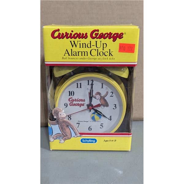 Schylling Curious George Wind-Up Alarm Clock