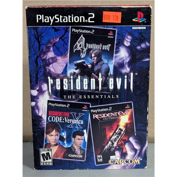PlayStation 2 Resident Evil: The Essentials Box Set (3 Games)