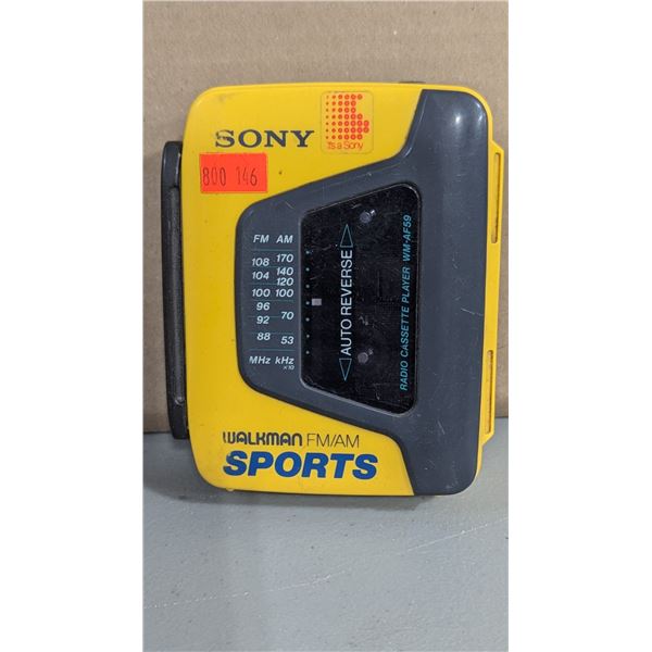 Sony FM/AM Sports Walkman