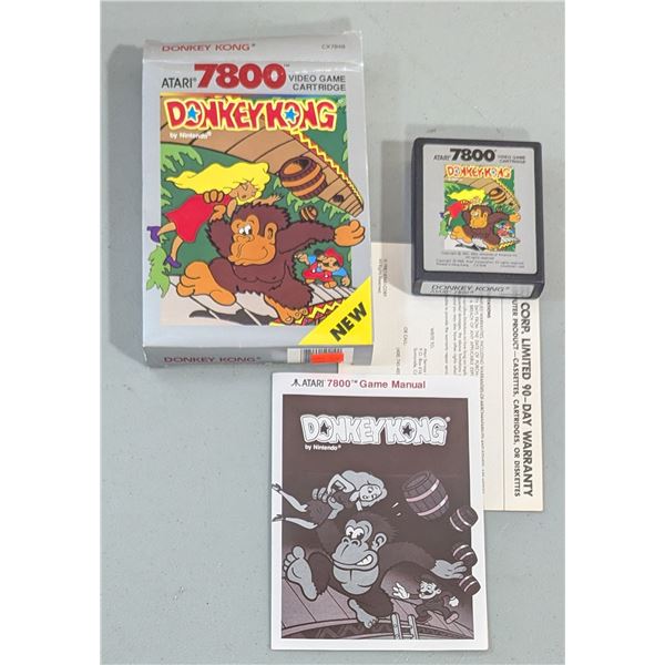 Atari 7800 Donkey Kong Game Cartridge