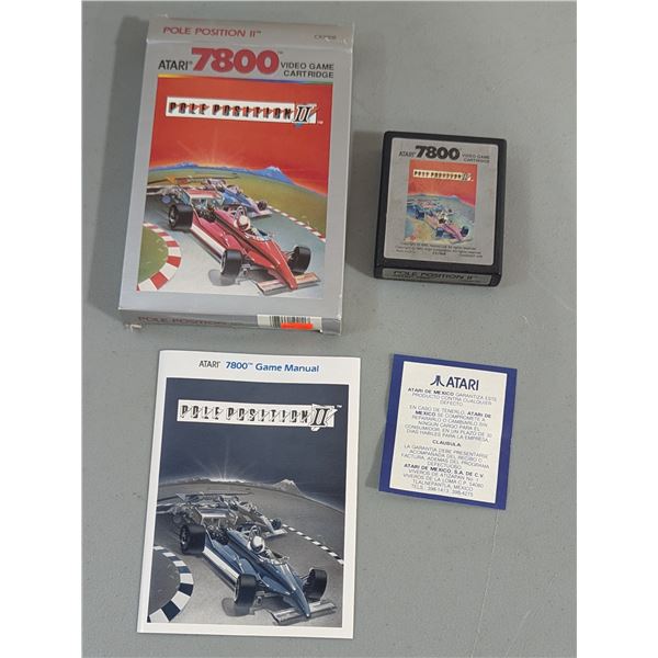 Atari 7800 Pole Position II Game Cartridge