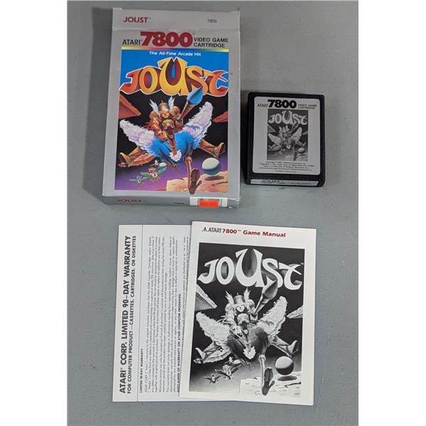 Atari 7800 Joust Game Cartridge