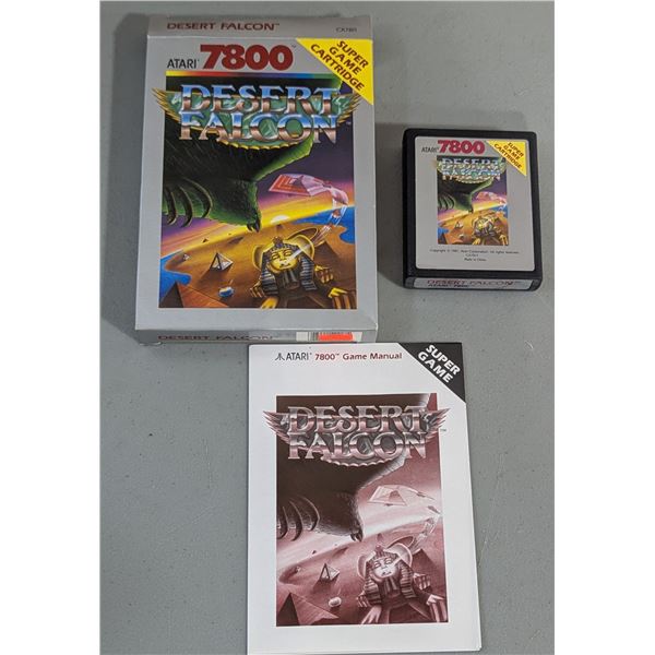 Atari 7800 Desert Falcon Game Cartridge