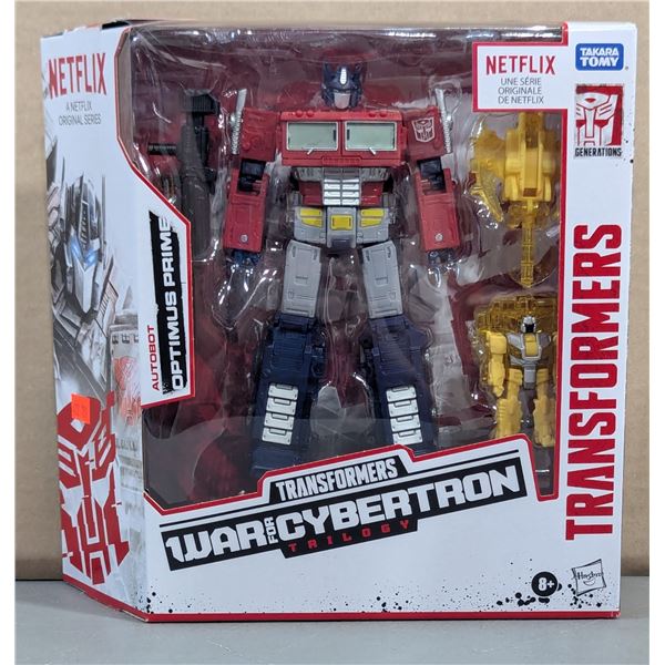 Sealed Hasbro Transformers War For Cybertron Optimus Prime Action Figure