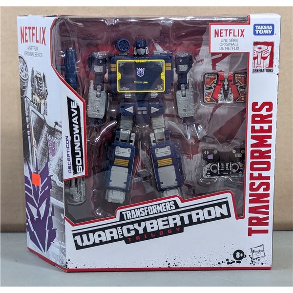 Sealed Hasbro Transformers War For Cybertron Soundwave Action Figure