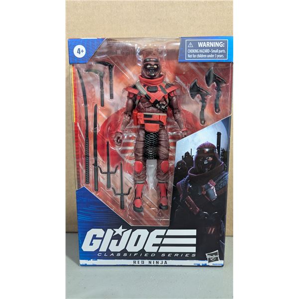 Sealed Hasbro GI Joe Red Ninja Action Figure