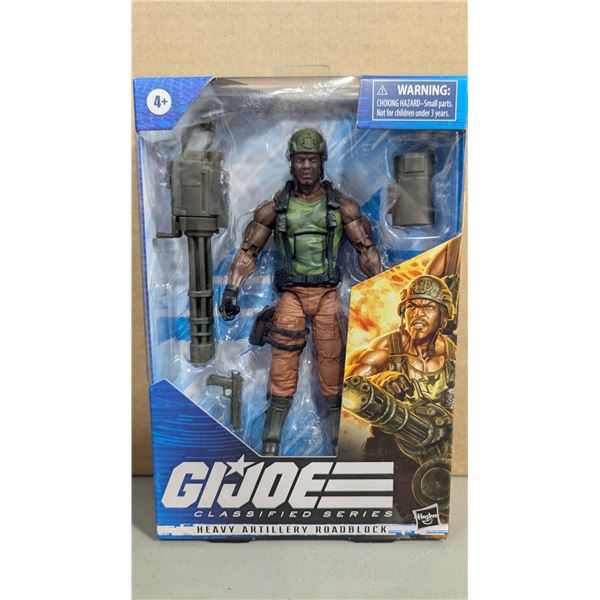Sealed Hasbro GI Joe Heavy Artillery Roadblock Action Figure