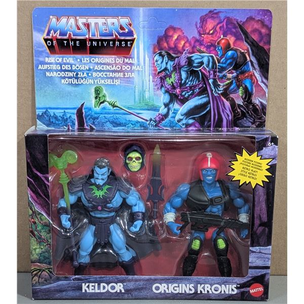 Sealed Mattel Masters of The Universe Keldor & Origins Kronis 2-Figure Pack