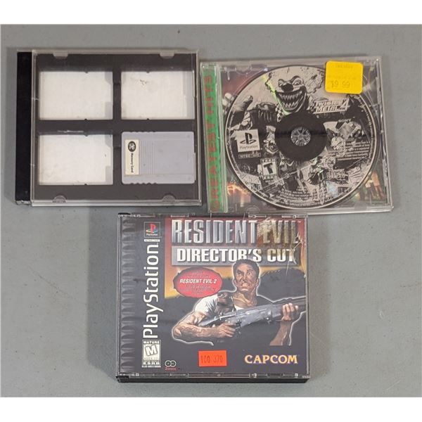 2 PlayStation Games w/ Resident Evil: Director's Cut & Twisted Metal 4