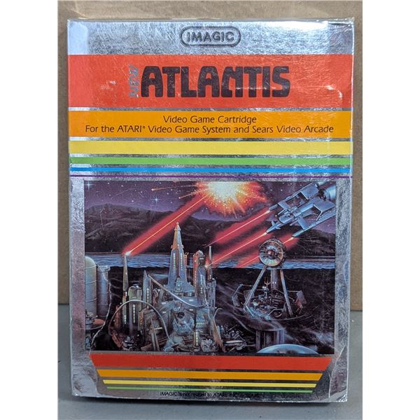 Atari Video Game System New Atlantis Game Cartridge