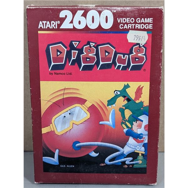 Atari 2600 Dig Dug Game Cartridge