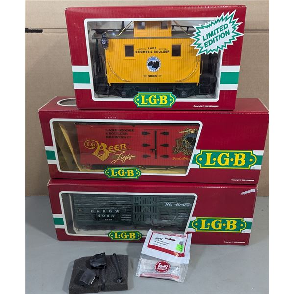 3 Model Railroad Cars & Sound Unit Function Trigger