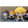 Image 2 : Lot of Mostly Demon Slayer (Kimetsu no Yaiba) Stuffed Plush Toys