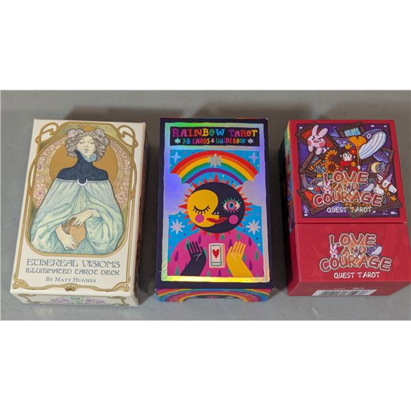 3 Tarot Card Decks