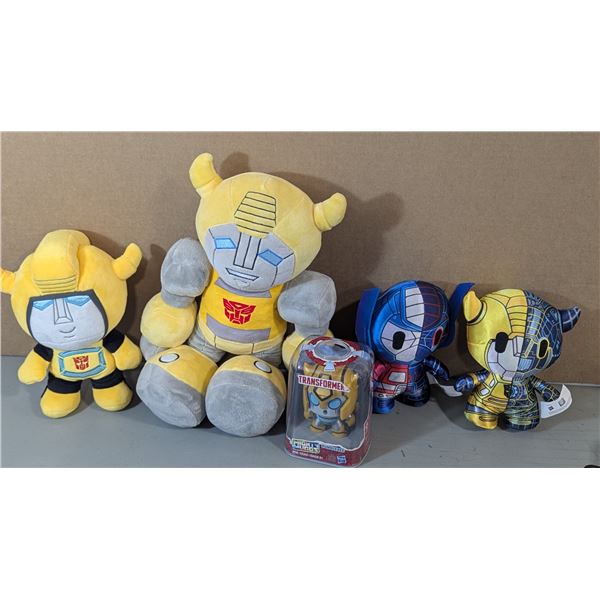 Lot of Transformers Stuffed Plush Toys & Mighty Mugg